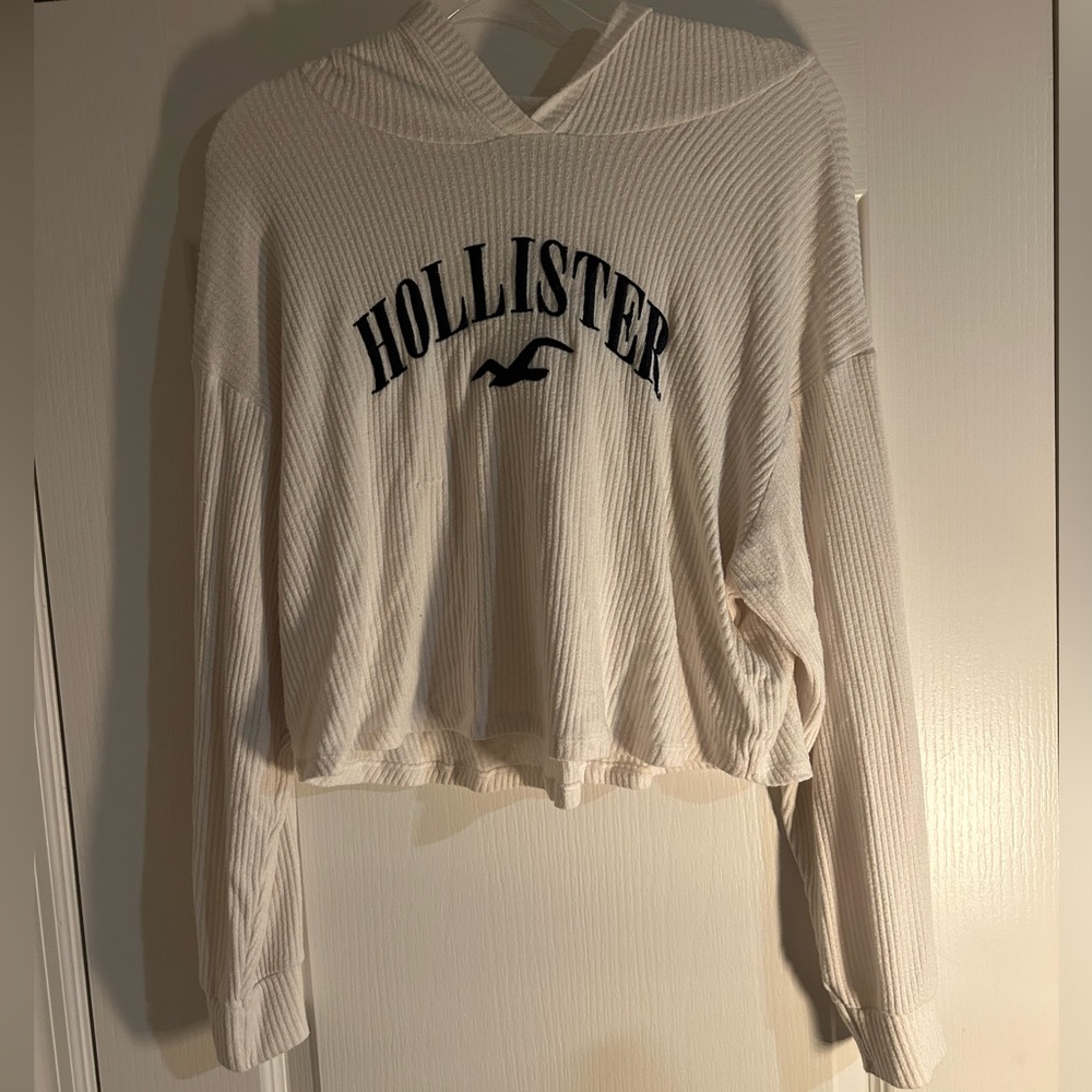 Cropped Shirt with Hoodie from Hollister Size M
